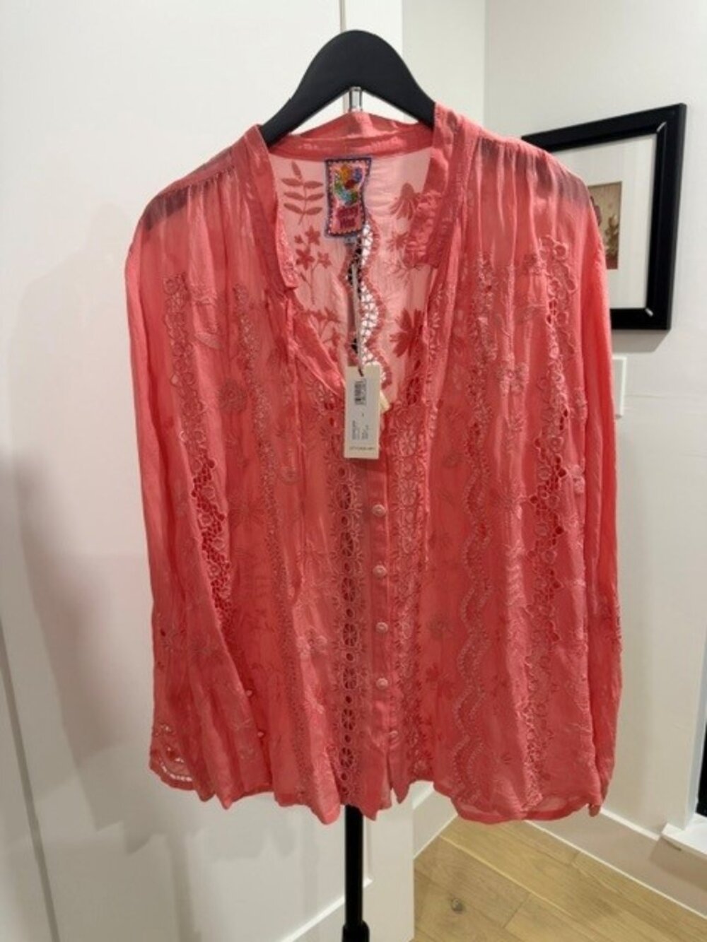 Johnny Was Irini Blouse in XL - NWT